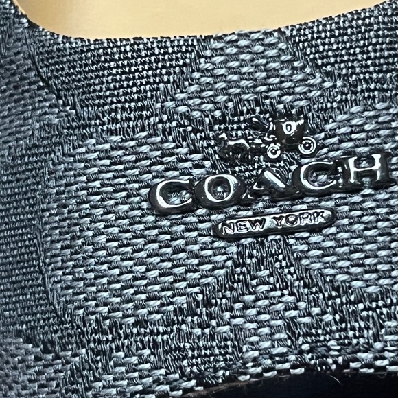 NEW! Coach Black and Gray Patterned Wedges - Picture 4 of 6